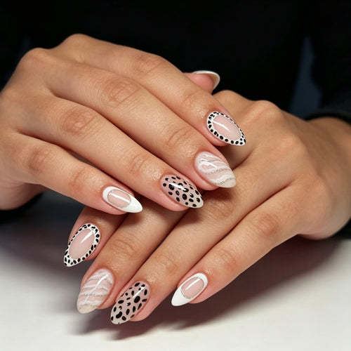 Künstlerische Stiletto Nagelkunst Verlängerungen Karnz