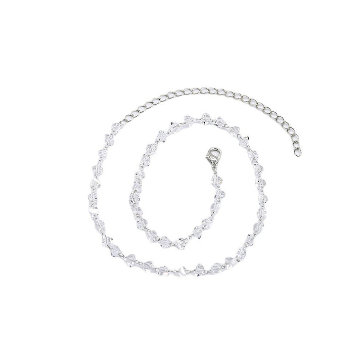 Elegante Kristall Brillen Kette Karnz