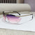 Damen trendige Sonnenbrille mit innovativem Flammenrahmen Karnz