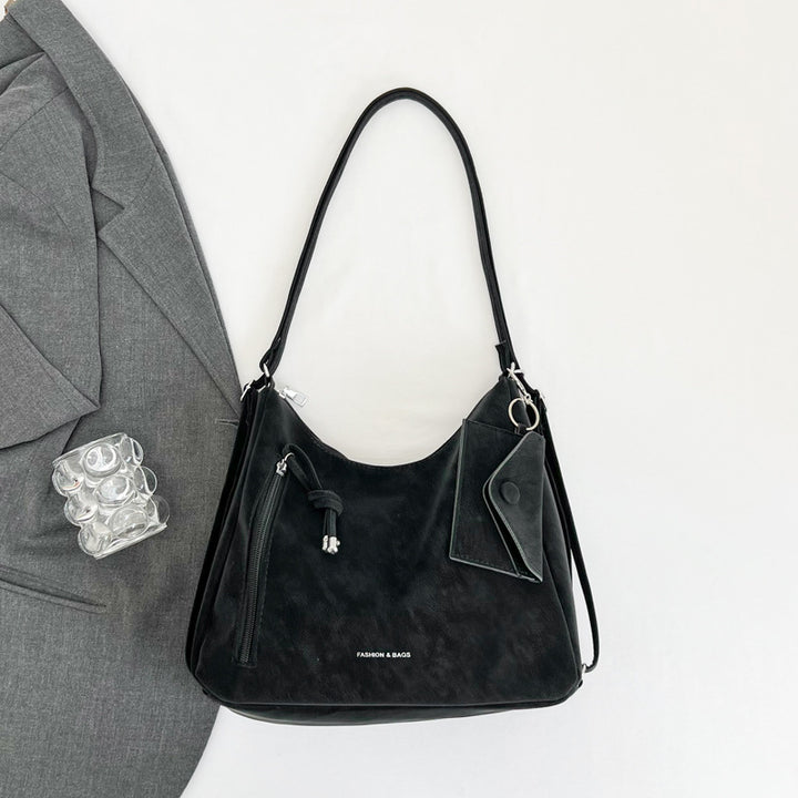 Lässige Wildleder Hobo-Tasche