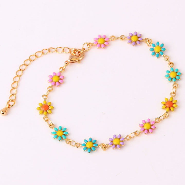 Floral Daisy Chain Halskette Karnz
