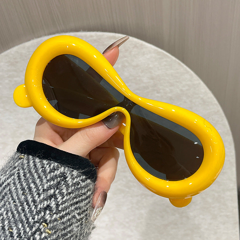 Damen außergewöhnliche Sonnenbrille Karnz