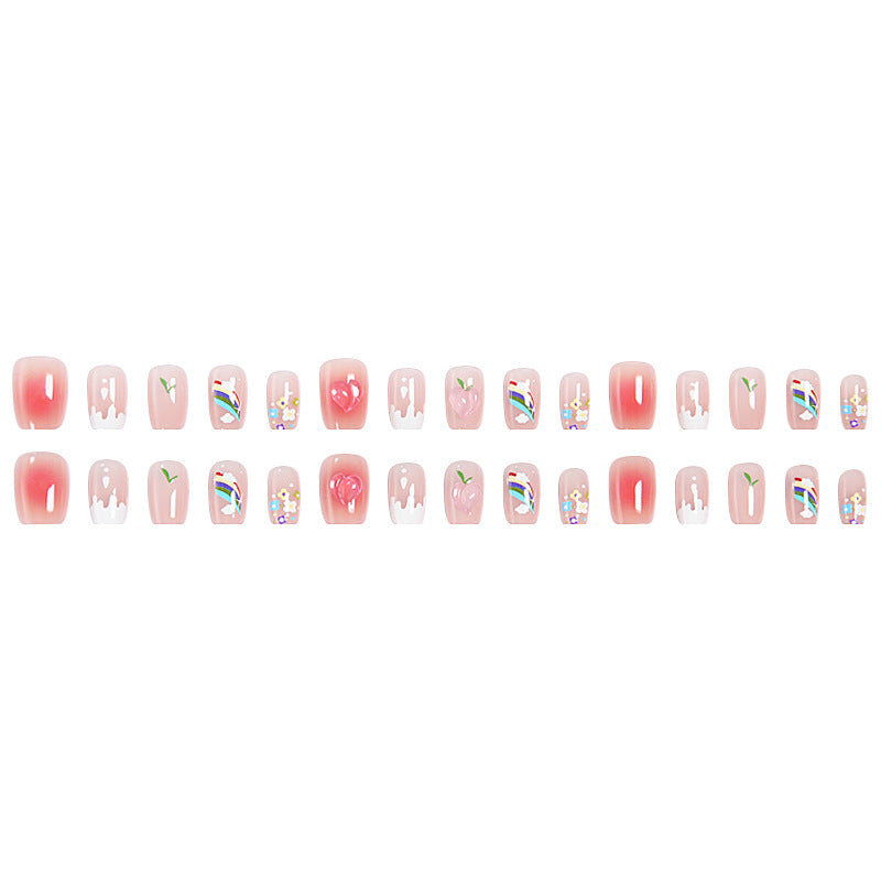 Kreatives Kunstnagelset mit bunten Fruchtmotiven und stilvollen Designs Karnz