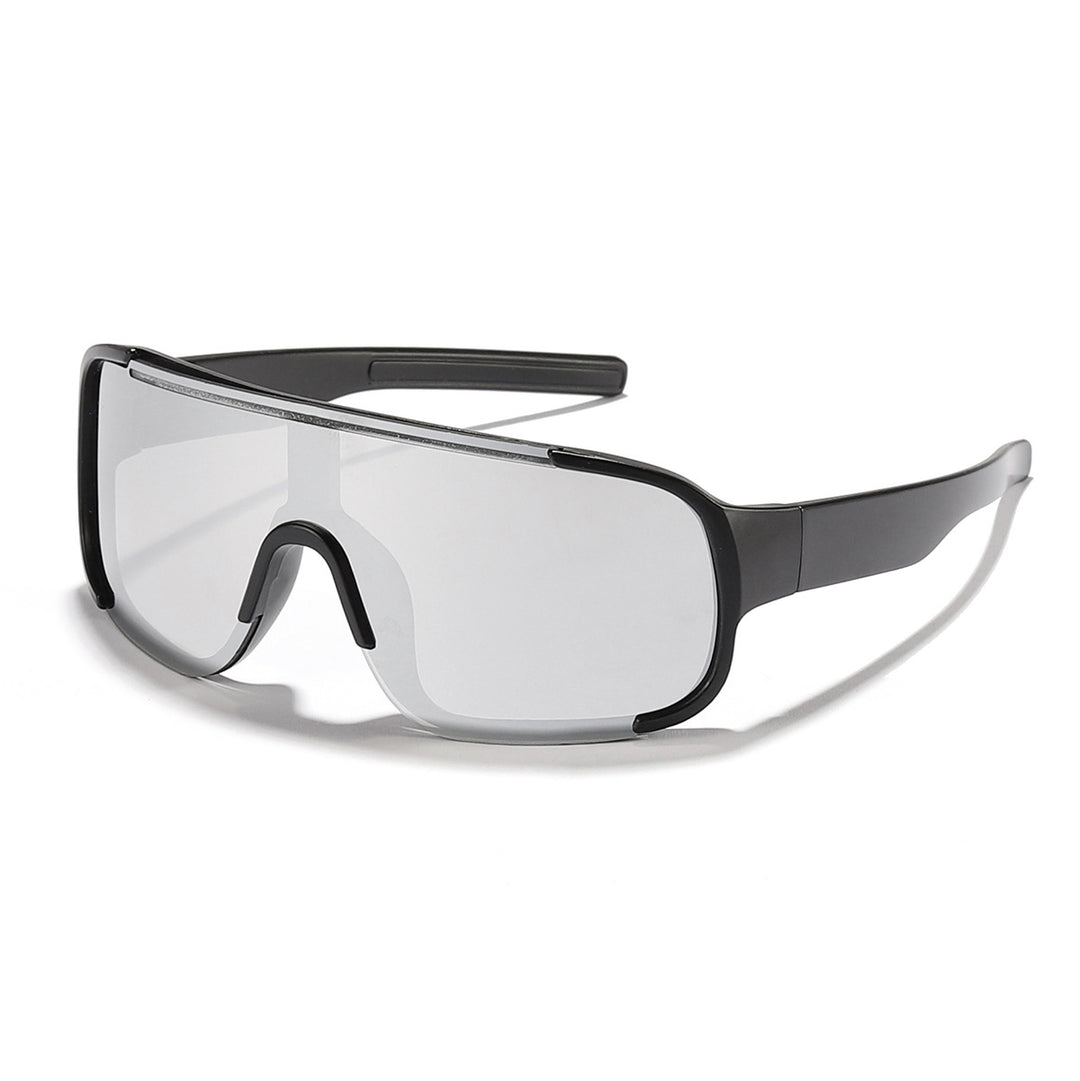 Damen Sportliche Shield-Sonnenbrille Karnz