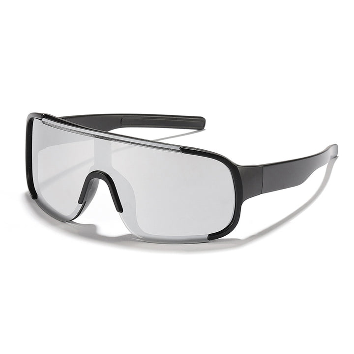 Damen Sportliche Shield-Sonnenbrille Karnz