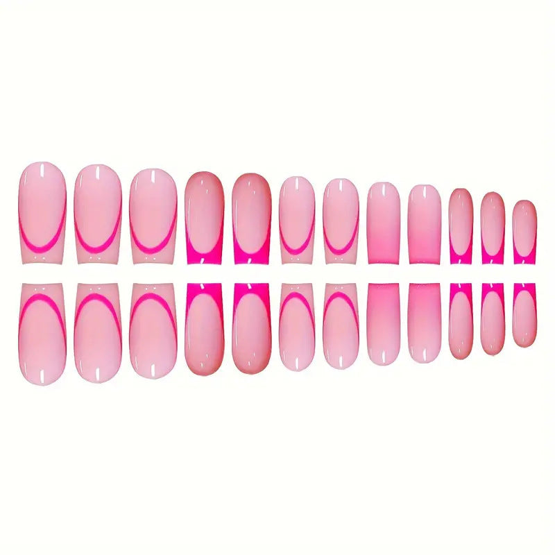 Stylisches Acryl Press-On Nagel Set Karnz