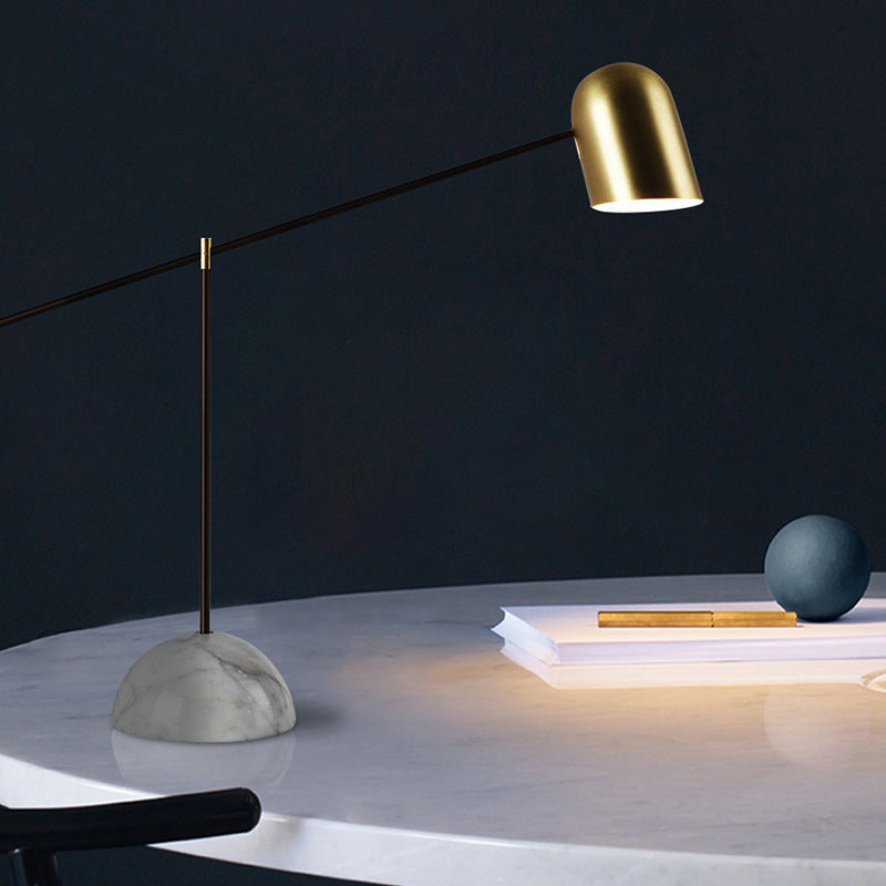 Einstellbare Arm Stehlampe mit Marmorbasis
