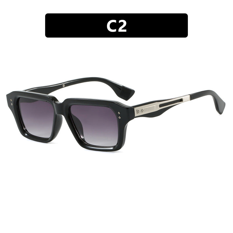 Damen stilvolle quadratische Sonnenbrille mit luxuriösem Schildkrötenmuster und strapazierfähigem Rahmen Karnz