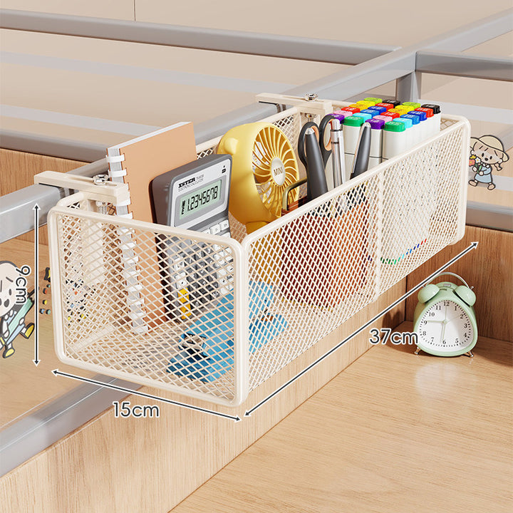Mesh-Trennklammer Hängender Schreibtischorganizer Korb