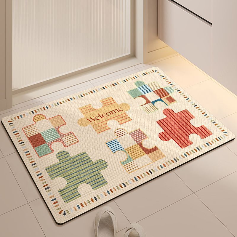 Badmatte für Badezimmerboden zu Hause
