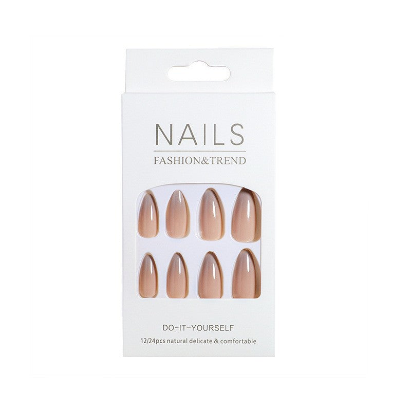 Natürliche Glossy Press-On Nail Tips Karnz