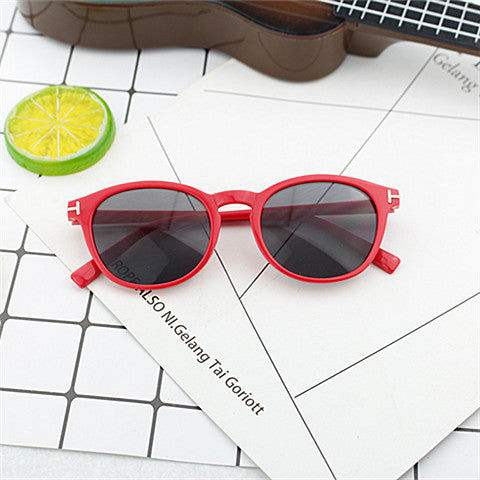 Damen modische runde Sonnenbrille mit elegantem Kunststoffrahmen Karnz