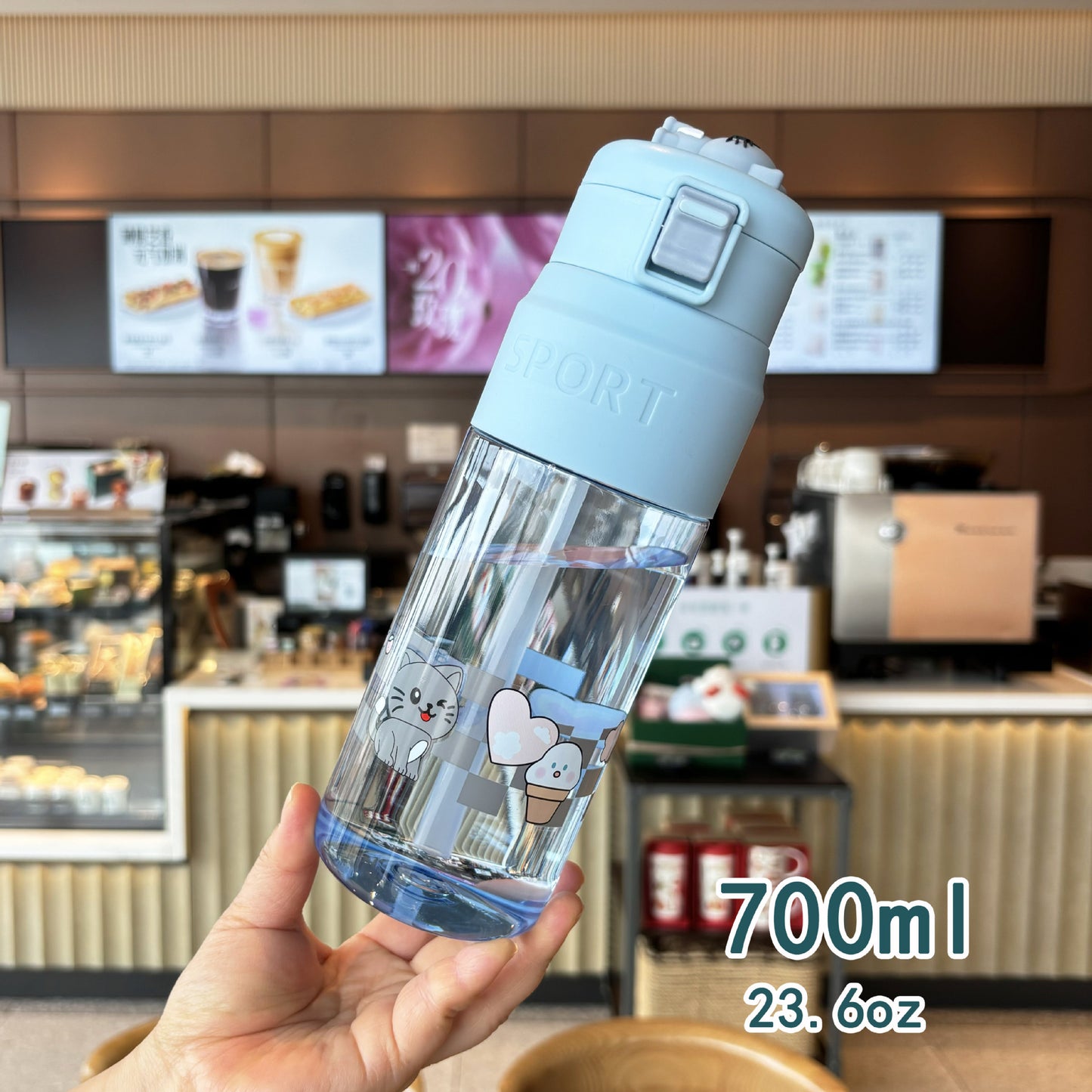 Damen kreative Sport-Trinkflasche Karnz