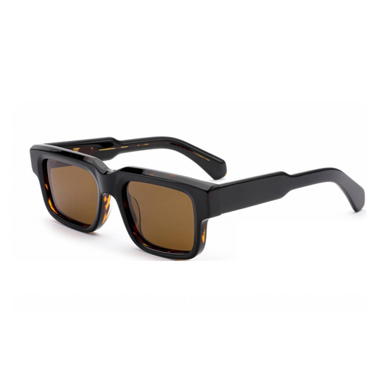 Damen quadratische Sonnenbrille mit komfortablem, robustem Rahmen Karnz