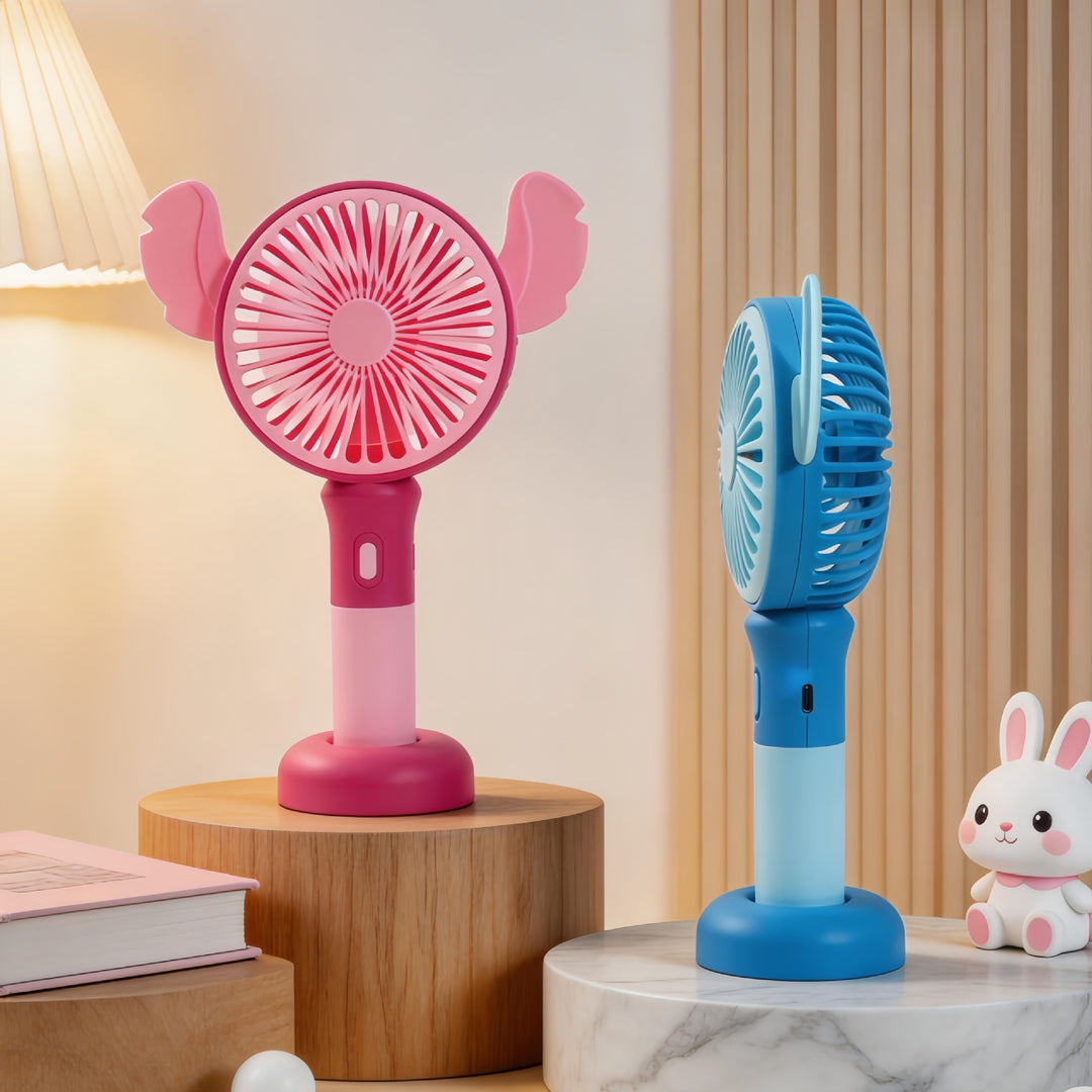 Damen Tragbarer Handventilator mit süßem Tier-Motiv Karnz
