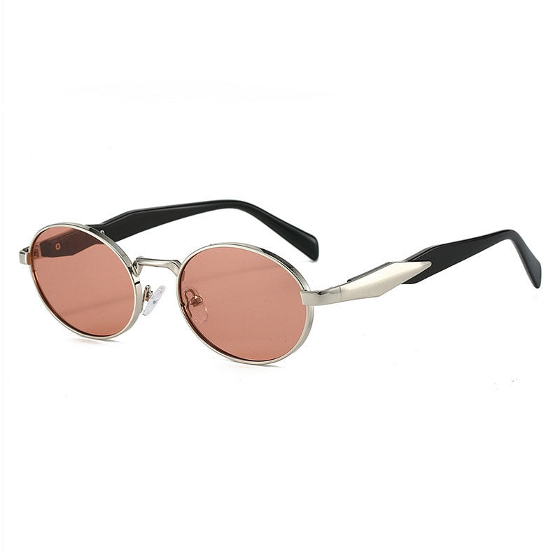 Damen Designer-Sonnenbrille mit hochwertigem runden Rahmen und schützendem UV-Filter Karnz