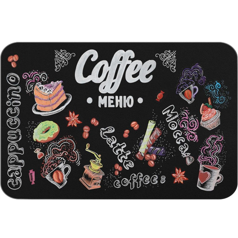 Kaffee-Thema Küchenmatte