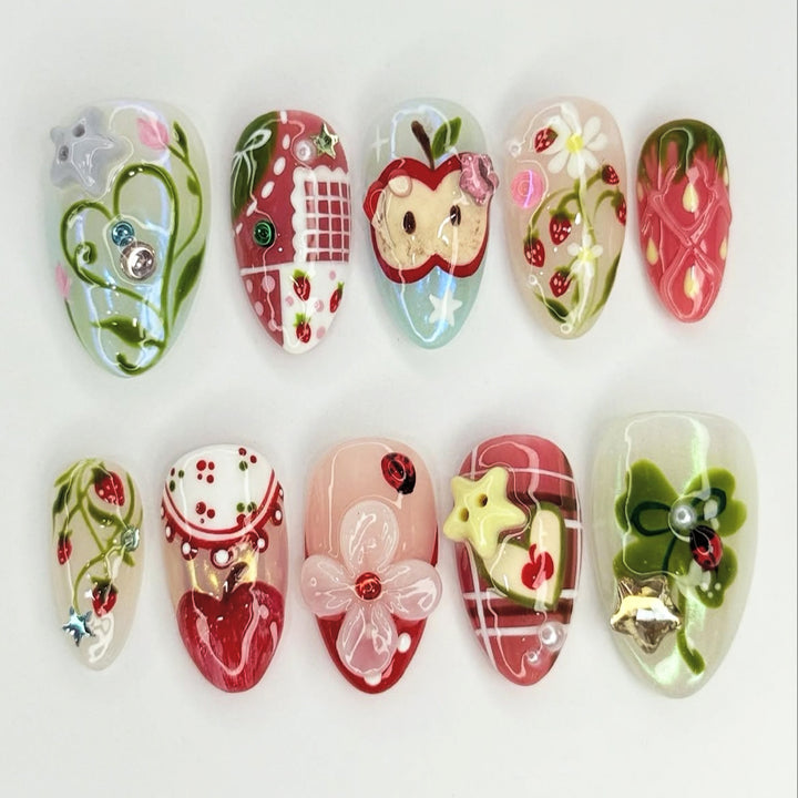 Kreatives Nageldesign Karnz