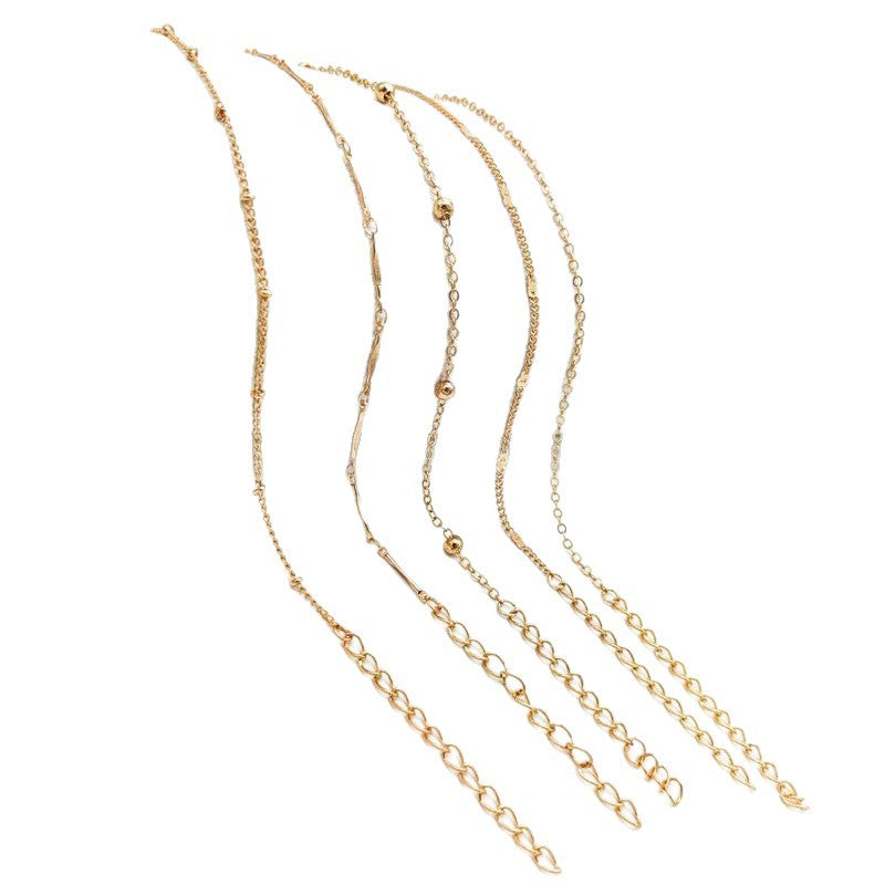 Elegante Ketten Fußkette Karnz