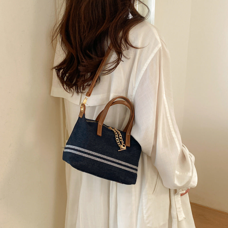 Stylische Denim Tragetasche