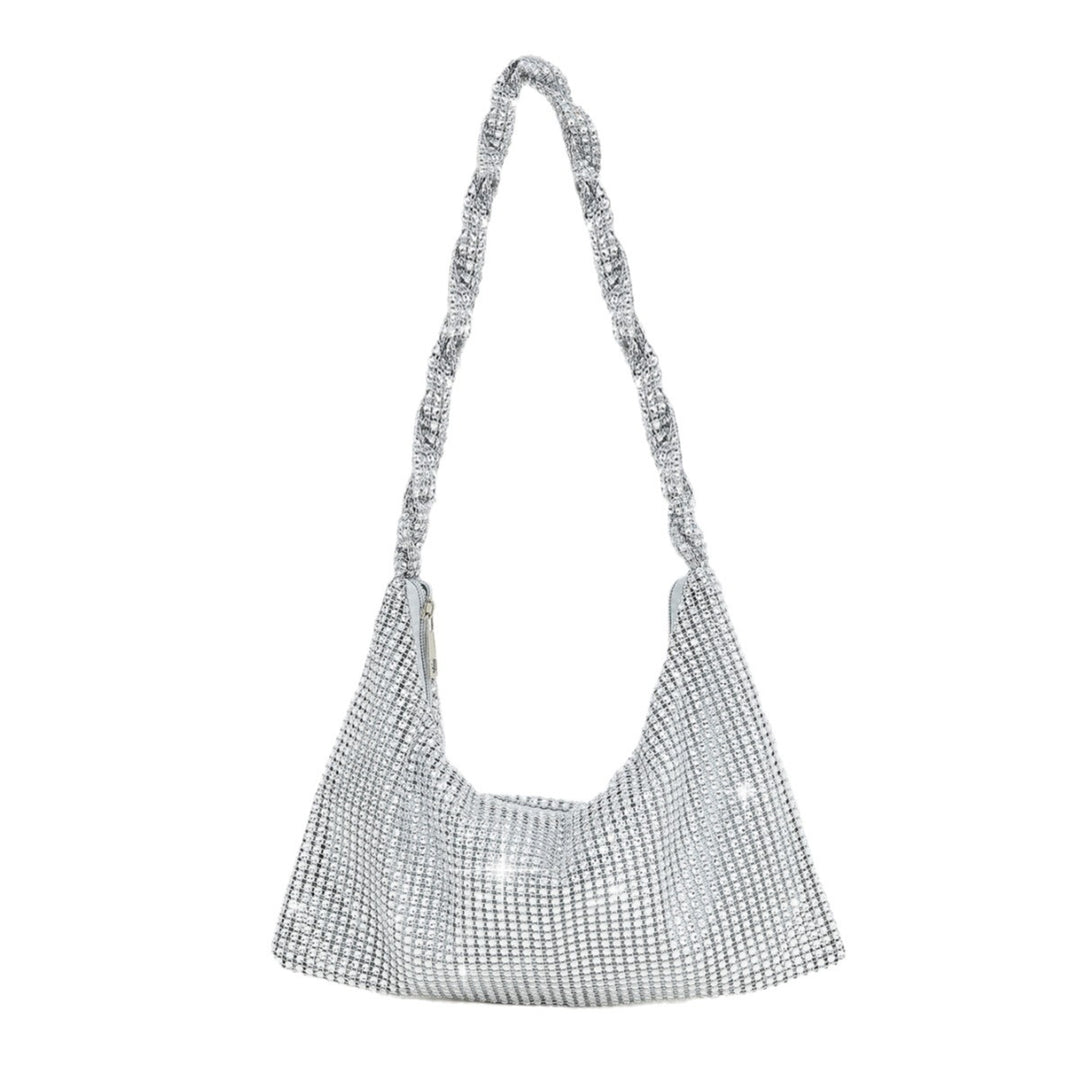 Glänzende Strass-Handtasche