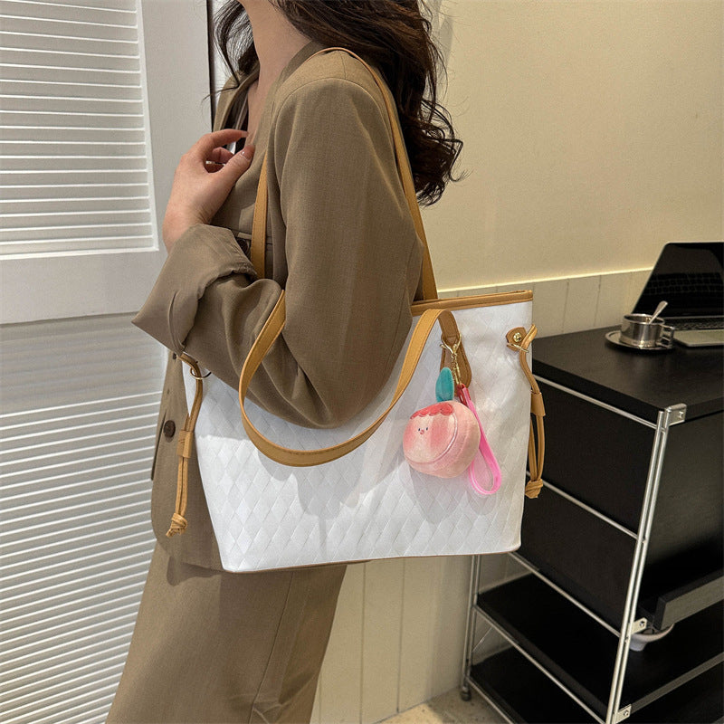 Gepolsterte Muster Handtasche Karnz