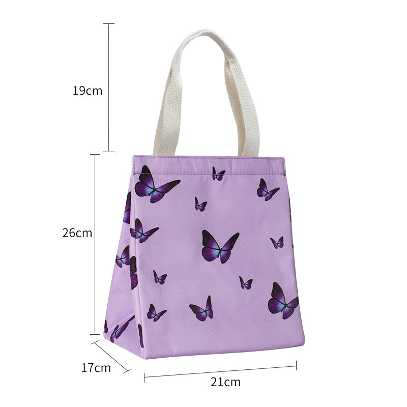 Isolierte Schmetterlingsdruck Lunch-Tasche