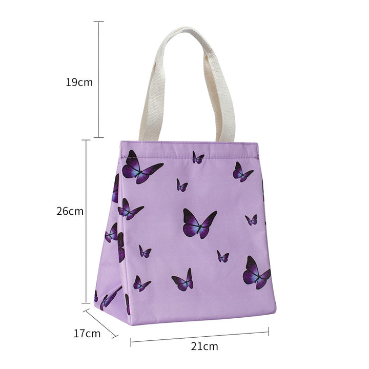 Isolierte Schmetterlingsdruck Lunch-Tasche