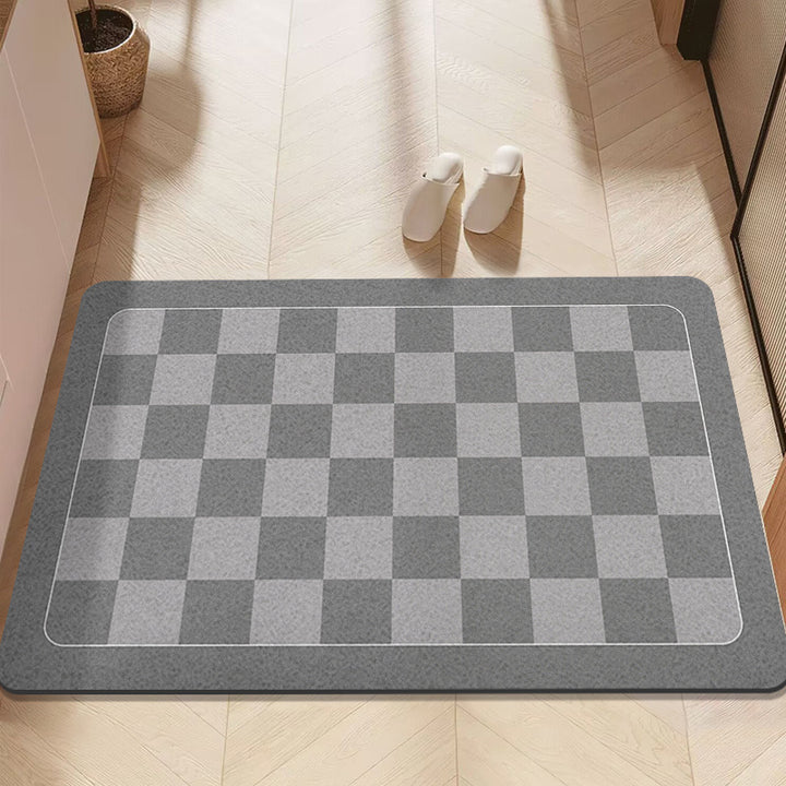 Moderner geometrischer Musterteppich