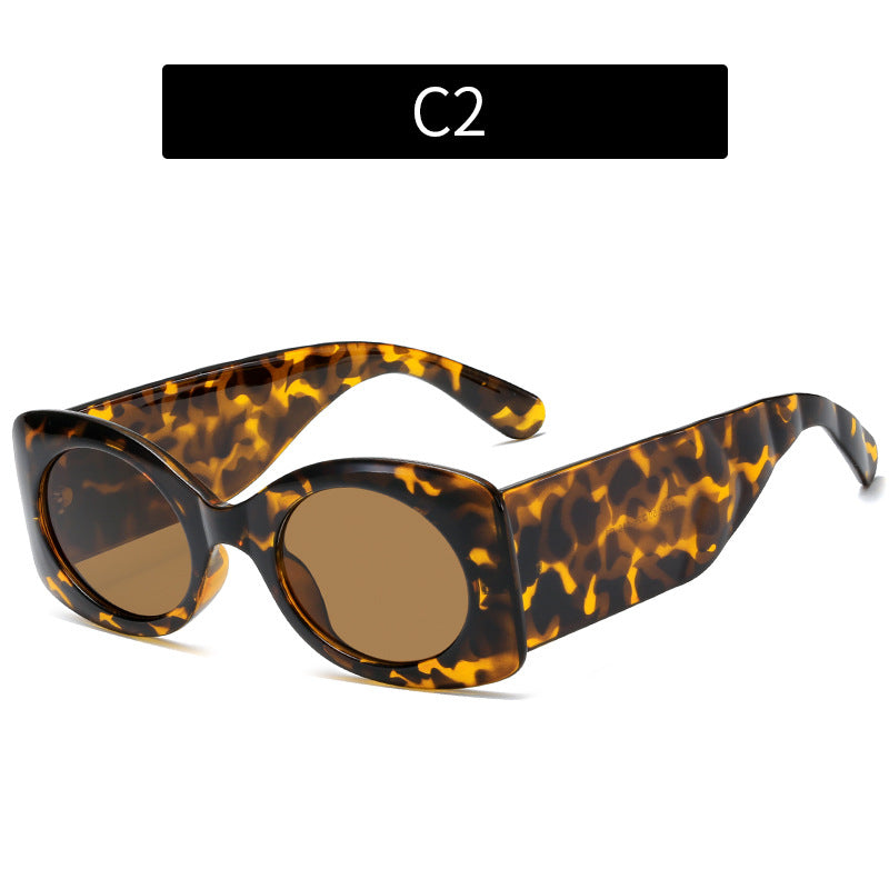 Elegante retro-inspirierte quadratische Sonnenbrille