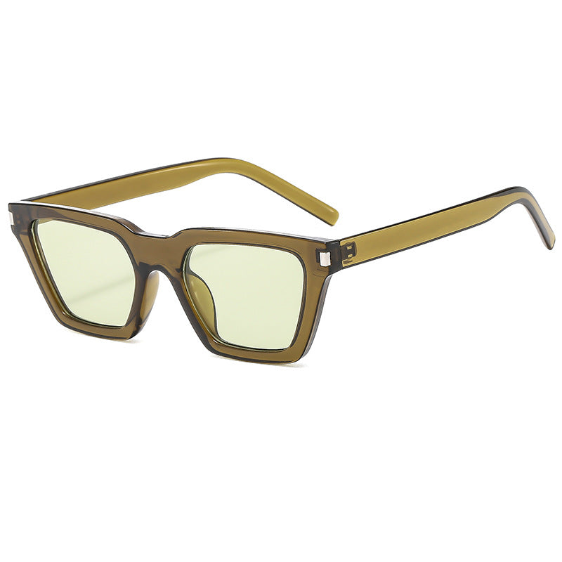 Damen moderne Sonnenbrille mit markantem Rahmen Karnz