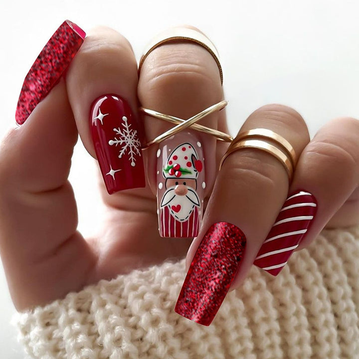 Urlaubs-Themen Press-On Nagelkunstset Karnz