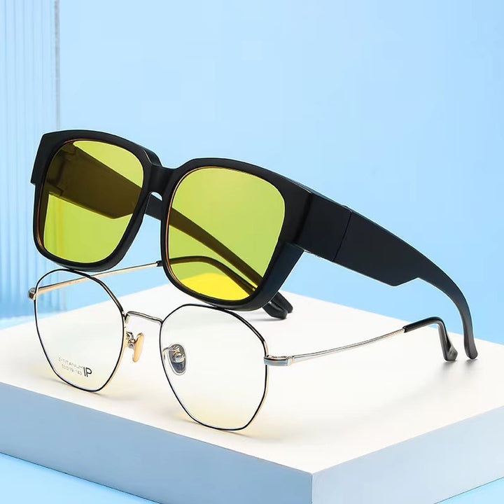 Modische Übergroße Sonnenbrille Karnz