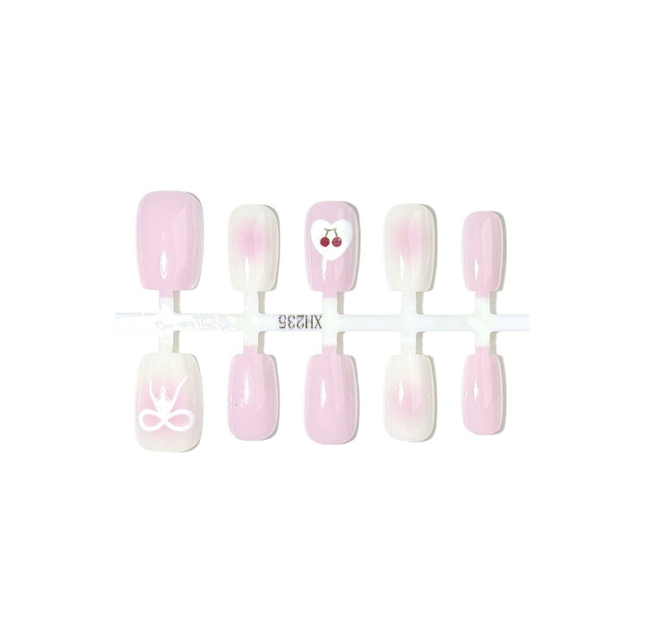Dekoratives Press-On Nagelkunst-Set mit einzigartigen Designs