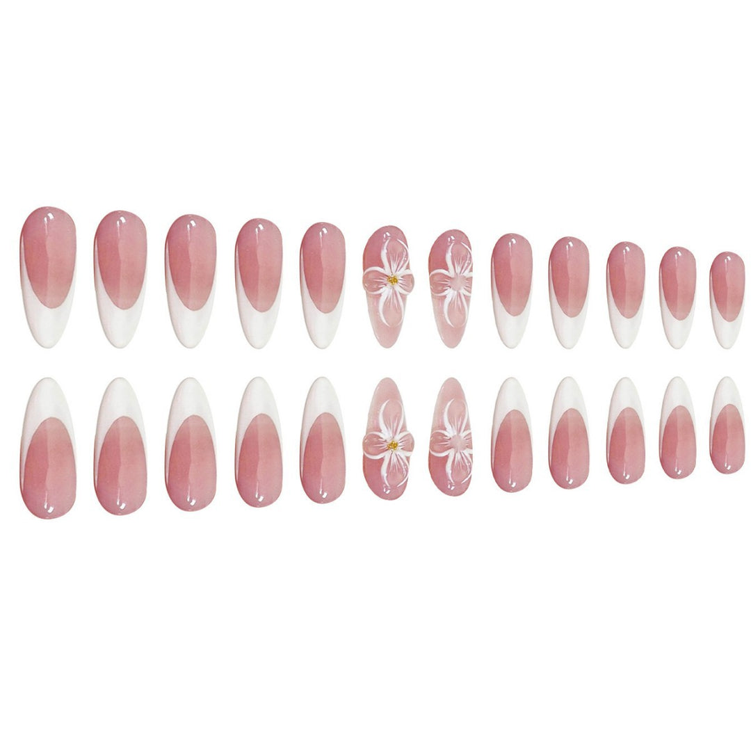 Elegantes Künstlerisches Aufkleben Nagelset Karnz