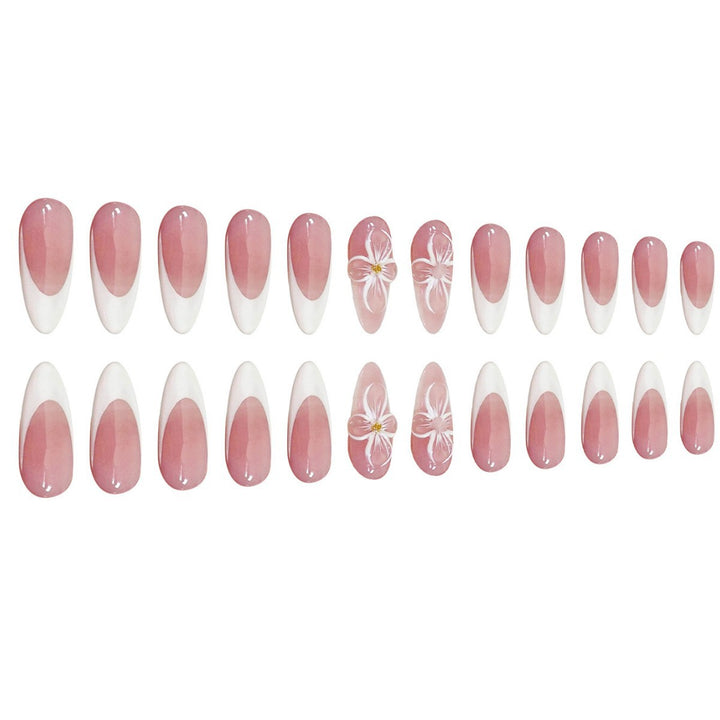 Elegantes Künstlerisches Aufkleben Nagelset Karnz