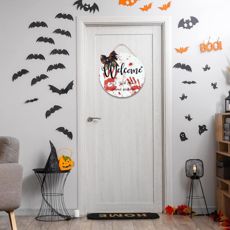 Halloween-Themen Dekor Willkommensschild