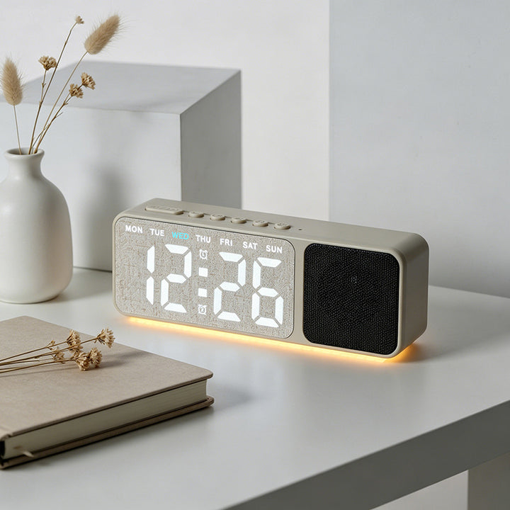 Digitaler LED-Wecker mit Mehrfarbenbeleuchtung Karnz