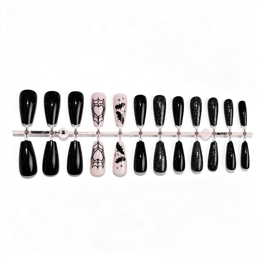 Halloween-Themen Press-On Nagelset Karnz