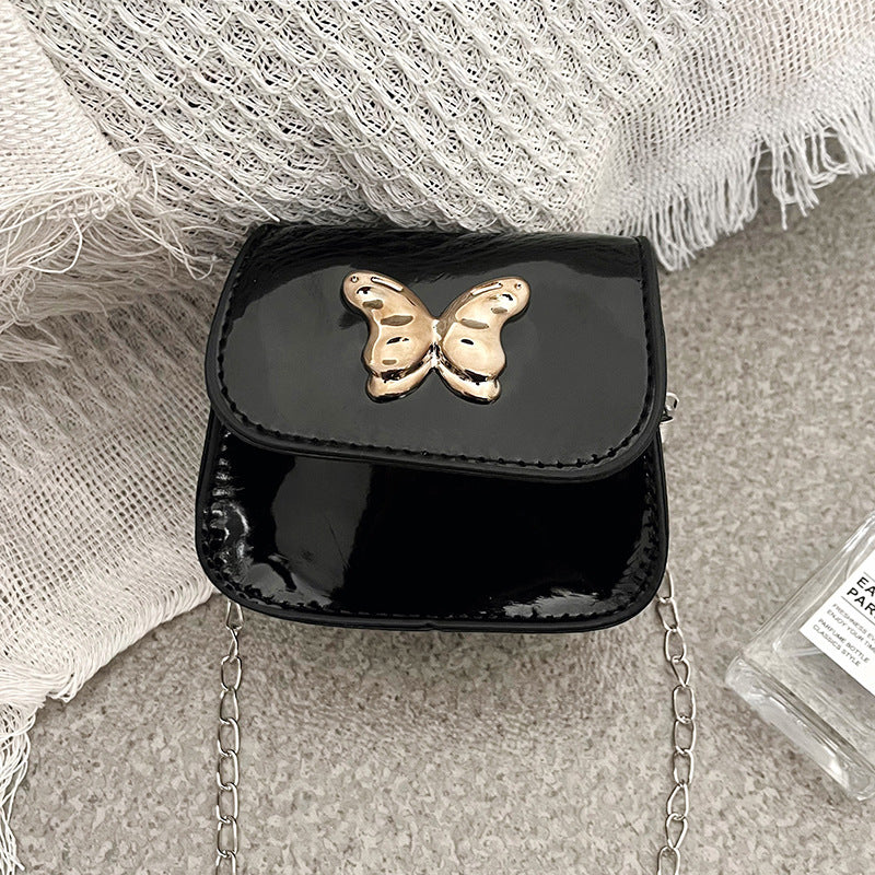 WoStylish Schmetterlingsverschluss Mini-Handtasche Karnz