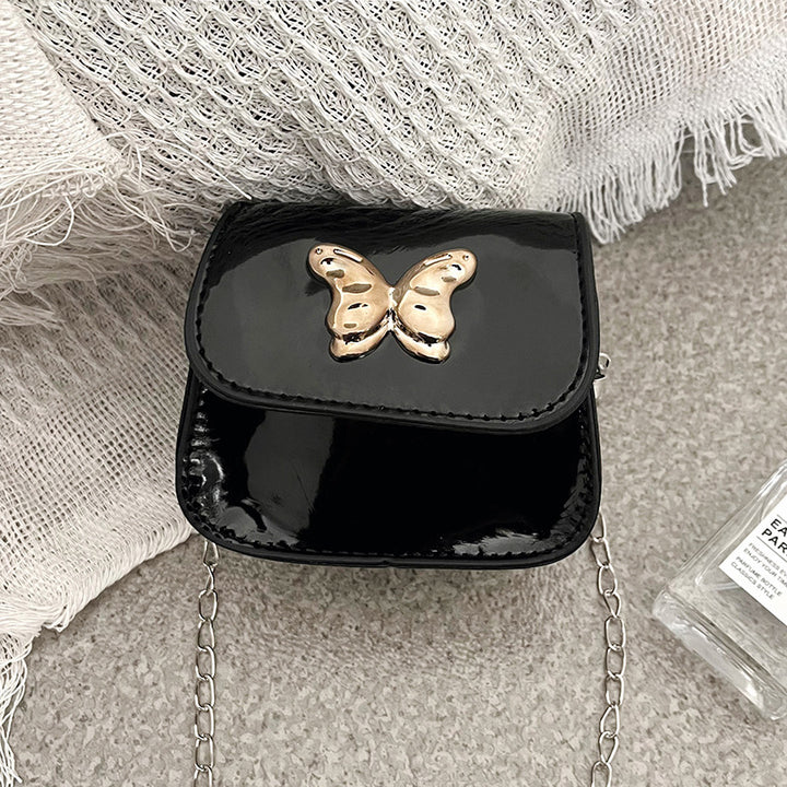 WoStylish Schmetterlingsverschluss Mini-Handtasche Karnz