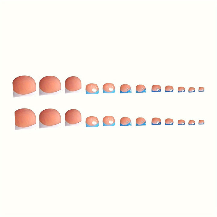 French Tip Press-On Nail Set Karnz
