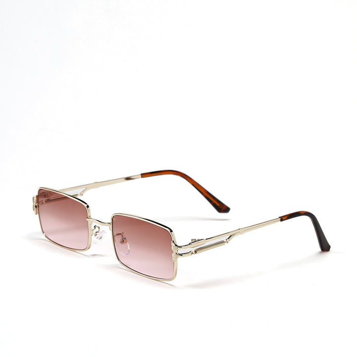 Damen stilvolle Sonnenbrille mit angesagtem rechteckigen Rahmen Karnz