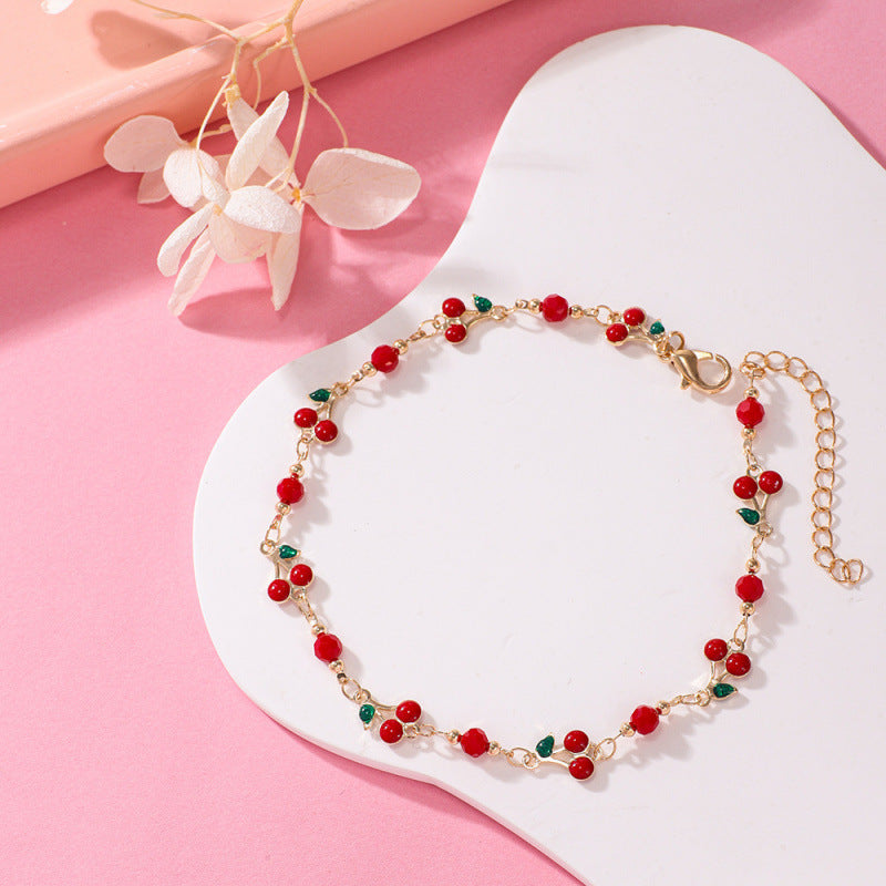 Kirschenblüten Charm-Armband Karnz