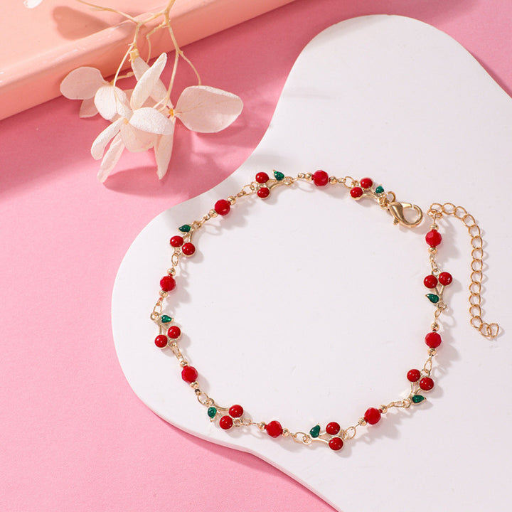 Kirschenblüten Charm-Armband Karnz