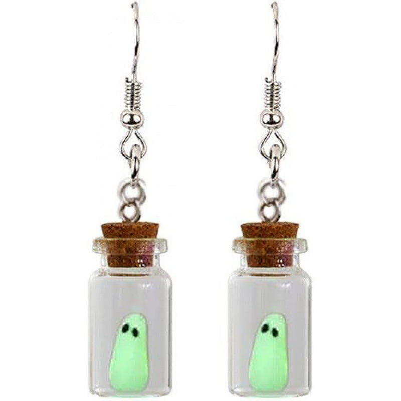 Ghost-In-A-Jar Dangle Ohrringe Karnz