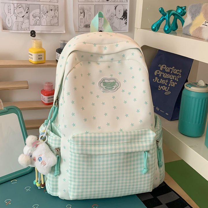 Stylischer Sternen-Print Rucksack Karnz