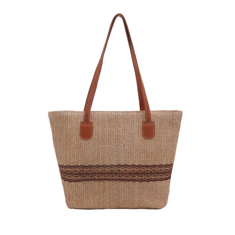 Umweltfreundliche handgewebte Strandtasche Karnz
