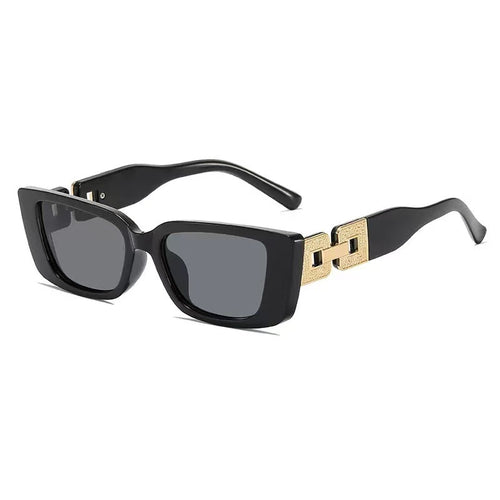Bold Geometrischer Rahmen Sonnenbrille Karnz