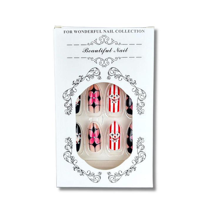 Theatrale Muster Press-On Nagel Set
